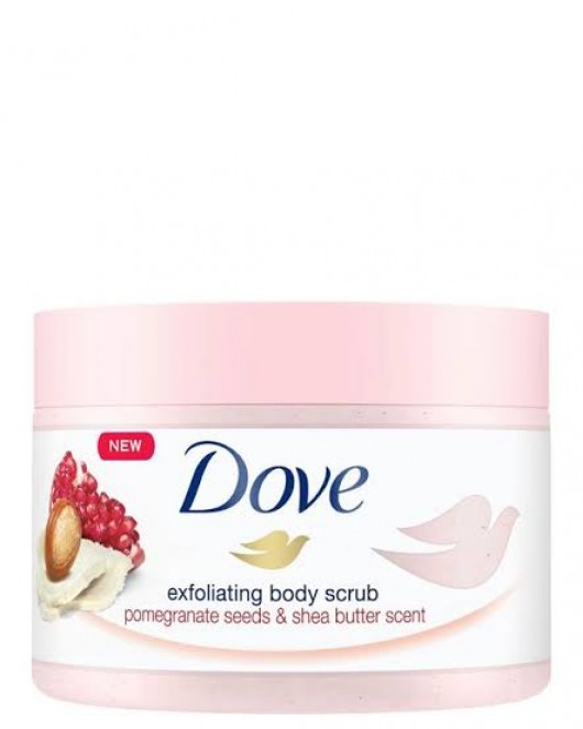 Dove Exfoliating Body Scrub - Pomegranate Seeds & Shea Butter Scent, 225ml