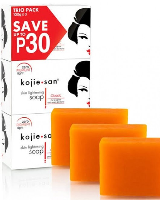 Kojie San Skin Lightening Soap (Kojic Acid Soap) 135g - 3-in-1 pack