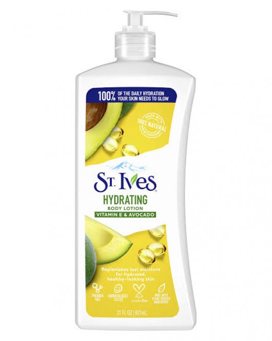 St Ives Hydrating Body Lotion, Vitamin E And Avocado, 621ml