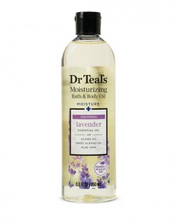 Dr Teal's Moisturizing Bath and Body Oil - Lavender - 260ml (8.8 Fl. Oz)