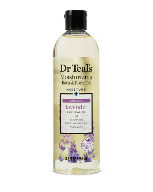 Dr Teal's Moisturizing Bath and Body Oil - Lavender - 260ml (8.8 Fl. Oz)