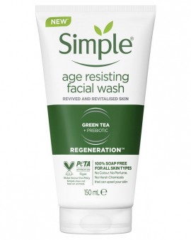 Simple Age Resisting Facial Wash, 150ml Simple Age Resisting Facial Wash, 150ml