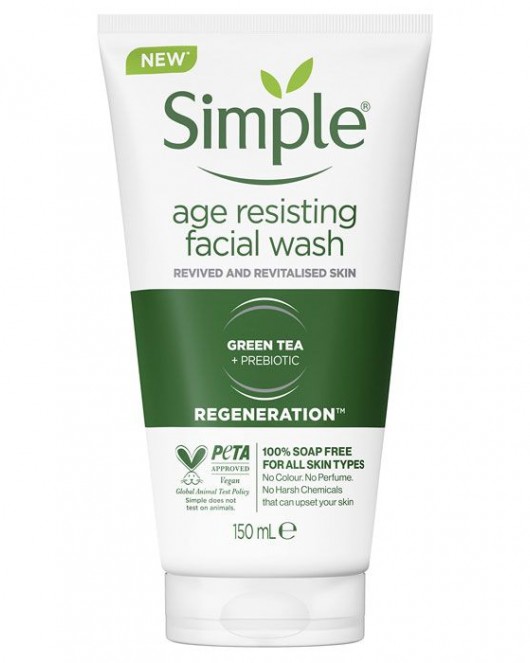 Simple Age Resisting Facial Wash, 150ml